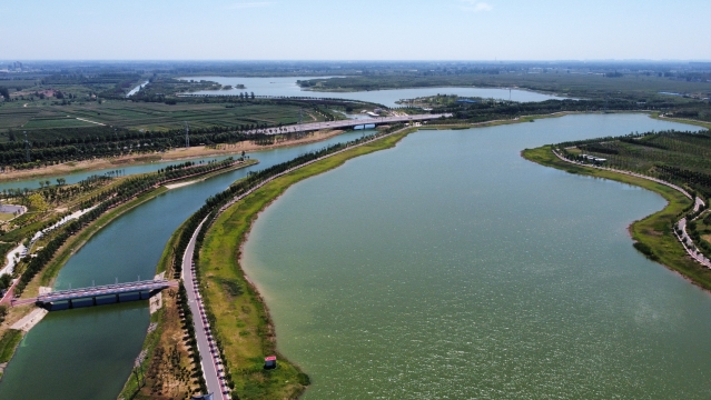 永寧湖濕地公園：一城新景入畫來(lái)